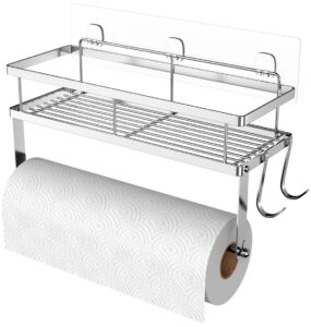 ESOW Paper Towel Holder with Shelf Storage