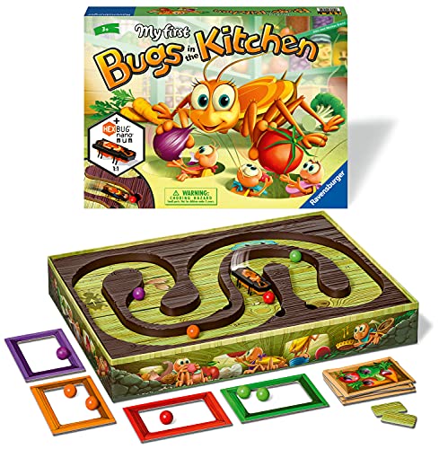 Ravensburger My First Bugs in the Kitchen Board Games for Children Age 3 Years Up - 2 to 4 Players - Kids Gifts [Amazon Exclusive]