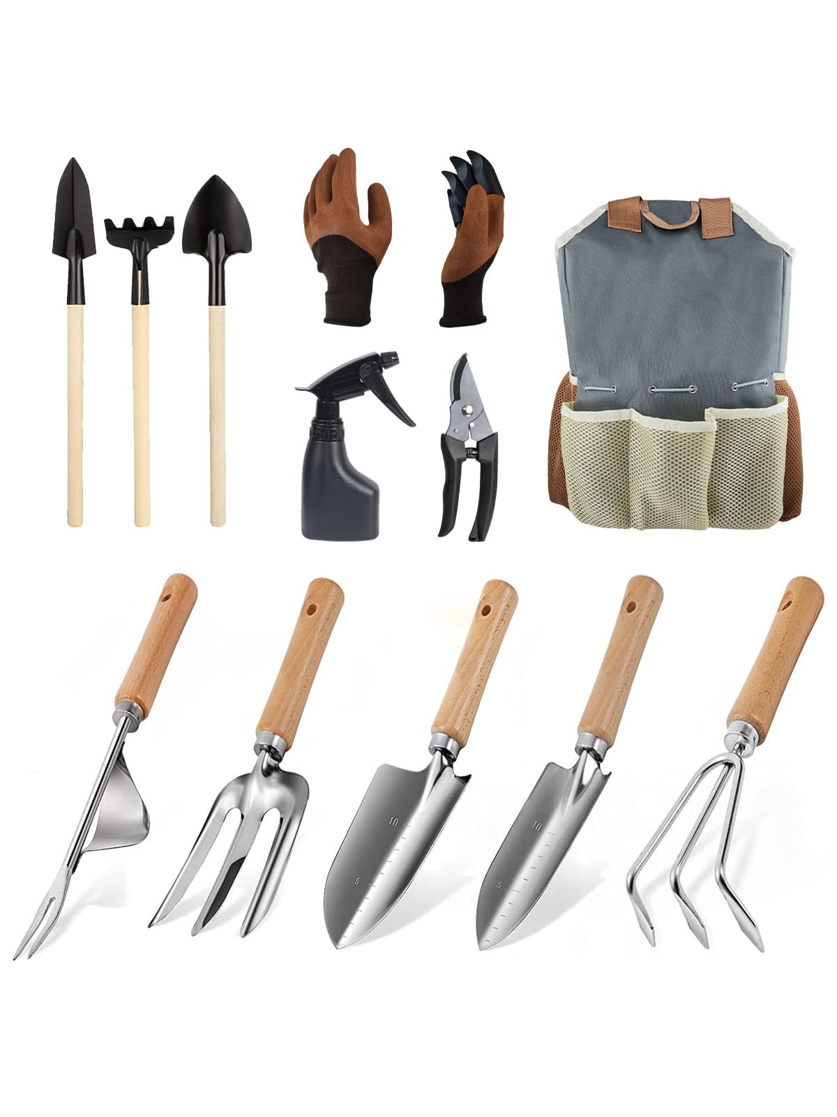 MOXTOYU Garden Tools Set 12 Pieces