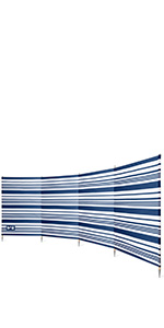 5 pole wooden windbreak