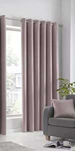 light reducing pink blush curtains