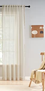 Linen sheer