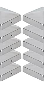 Stainless steel, fence cap