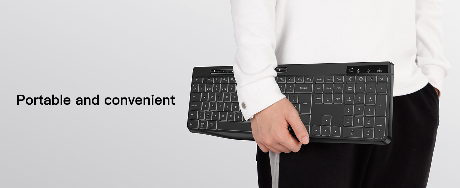 wireless gaming keyboard portable