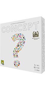 Repos Production | Concept | Board Game | Ages 10+ | 4 to 12+ Players | 40 Minutes Playing Time