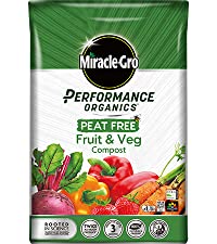 Miracle-Gro Performance Organics Peat Free Fruit & Veg Organic Compost