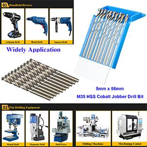 5mm Cobalt Jobber Drill Bit