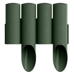 Cellfast Standard Garden Palisade Lawn Edging Palisade Flower Bed Border Green (6.9 m)