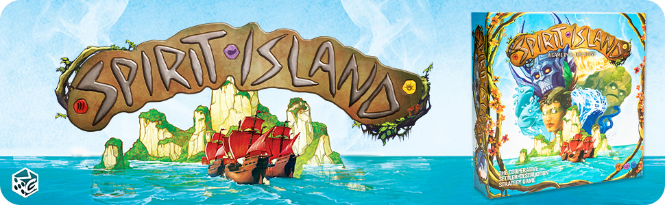 Greater Than Games | Spirit Island Board Game 1 - 6 Players Ages 14+ 90 - 120 Minutes Playing Time