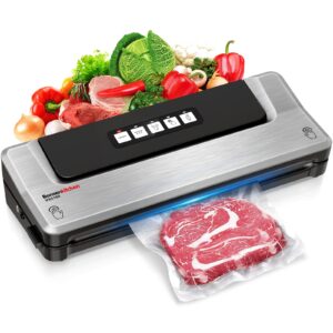 Bonsenkitchen Vacuum Food Sealer Machine for Sous Vide Cooking Dry & Moist Food Modes