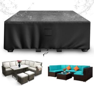 SIRUITON Garden Furniture Covers with Air Vent