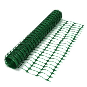Green Plastic Mesh Barrier Safety Fence Netting 5.5kg - 50m Roll