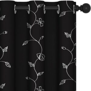 Deconovo Modern Blackout Curtains 72 Inch Drop