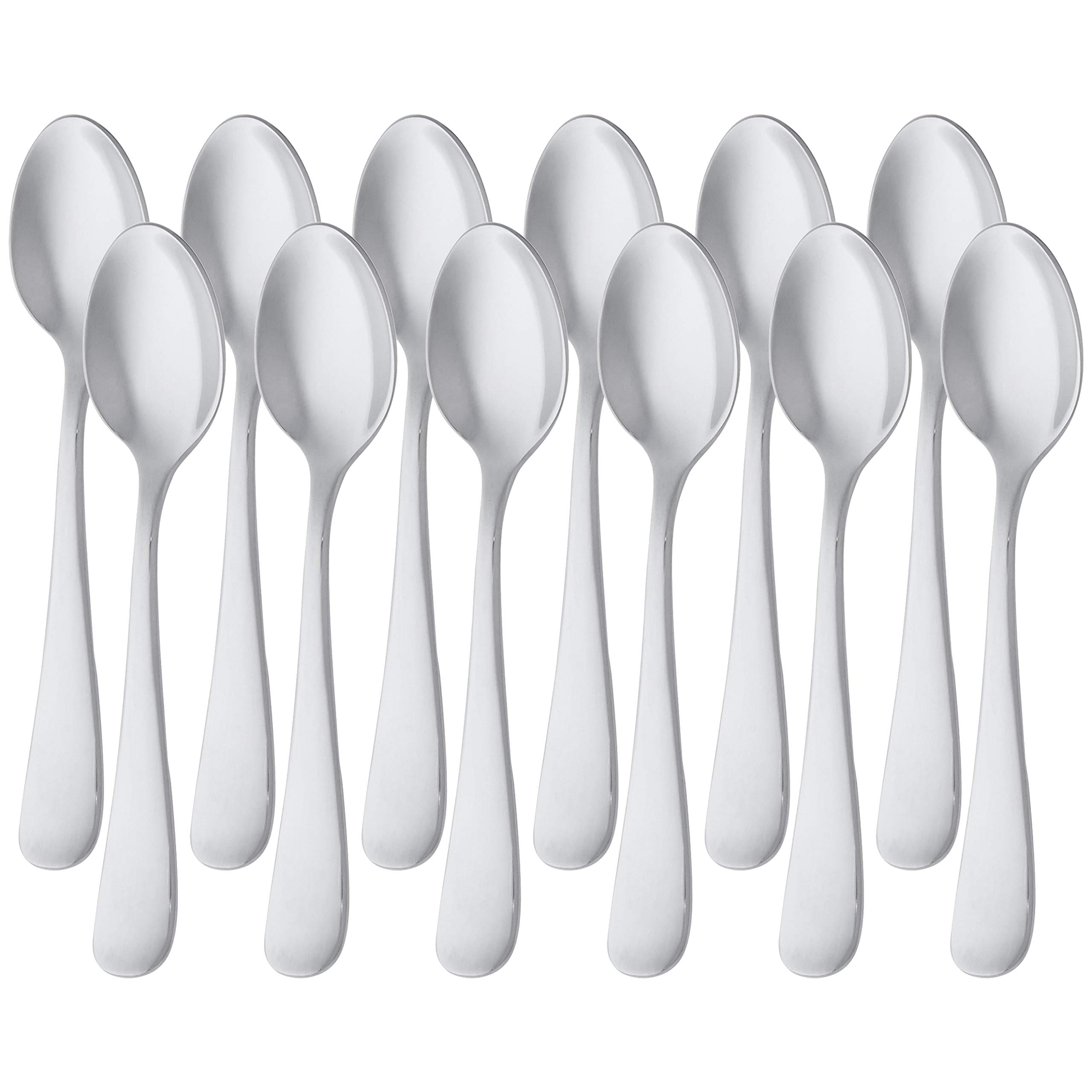 Amazon Basics Stainless Steel Coffee Spoon with Round Edge