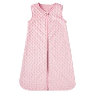DAYSU Plush Baby Sleeping Bag with Soothing Dots