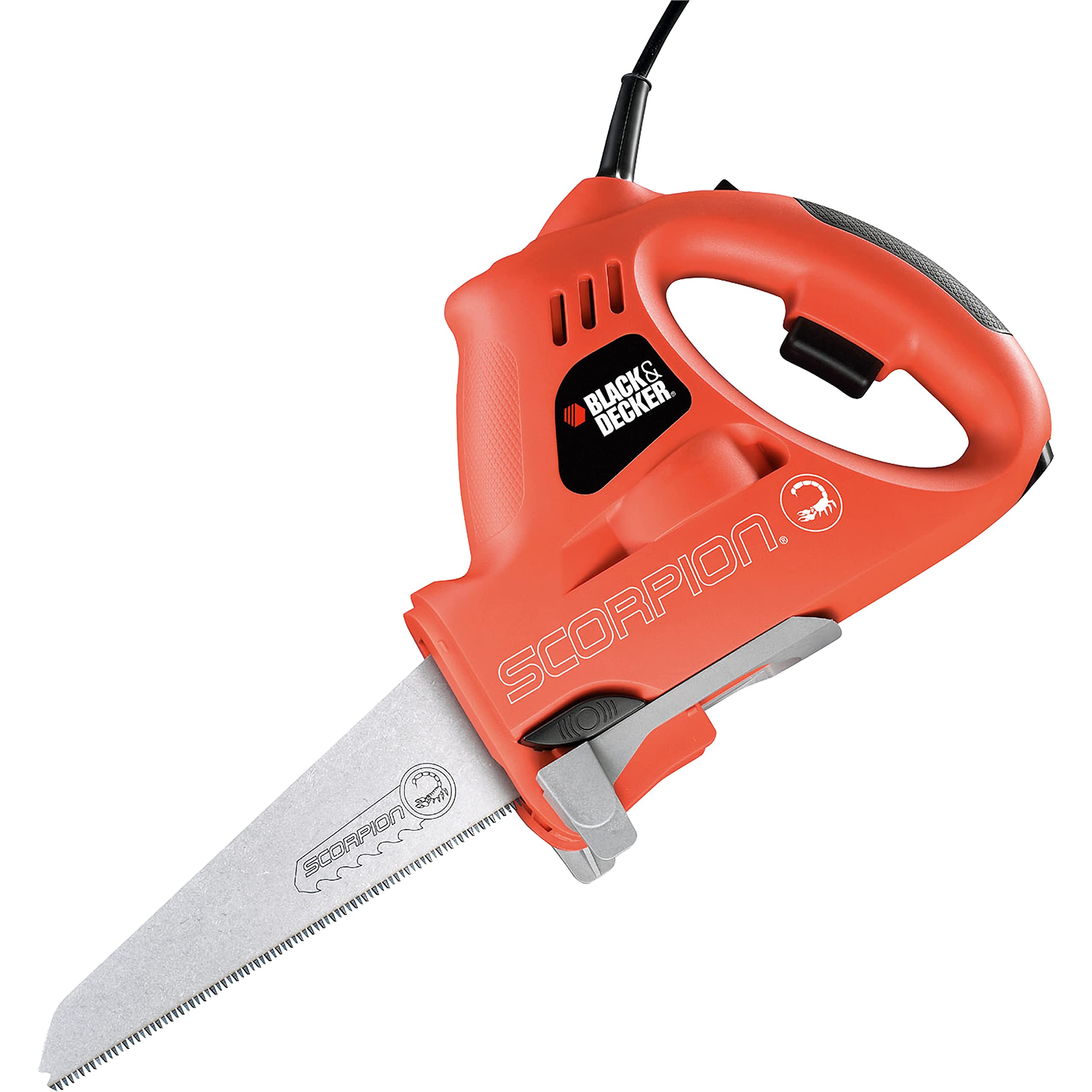 BLACK+DECKER 400 V Scorpion Electric Saw with 3 Blades and 10mm Stroke Length