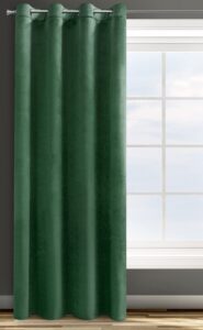 Eurofirany Design91 ROSA Soft Plain Opaque Velvet Curtain with Eyelets - 1 Unit