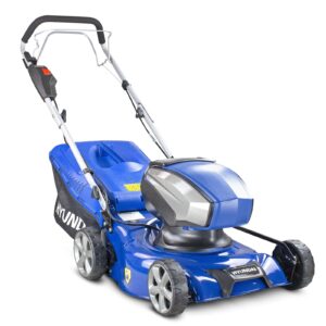 Hyundai 16.5" / 42cm Cordless 40v Lithium-Ion Battery Self-Propelled Lawnmower with Battery and Charger