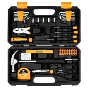DEKO 62 Piece Tool Kit Set Home & Office