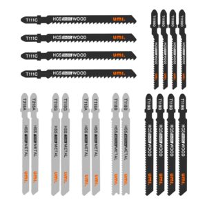 Amazon Brand – Umi Jigsaw Blades Set 20-piece