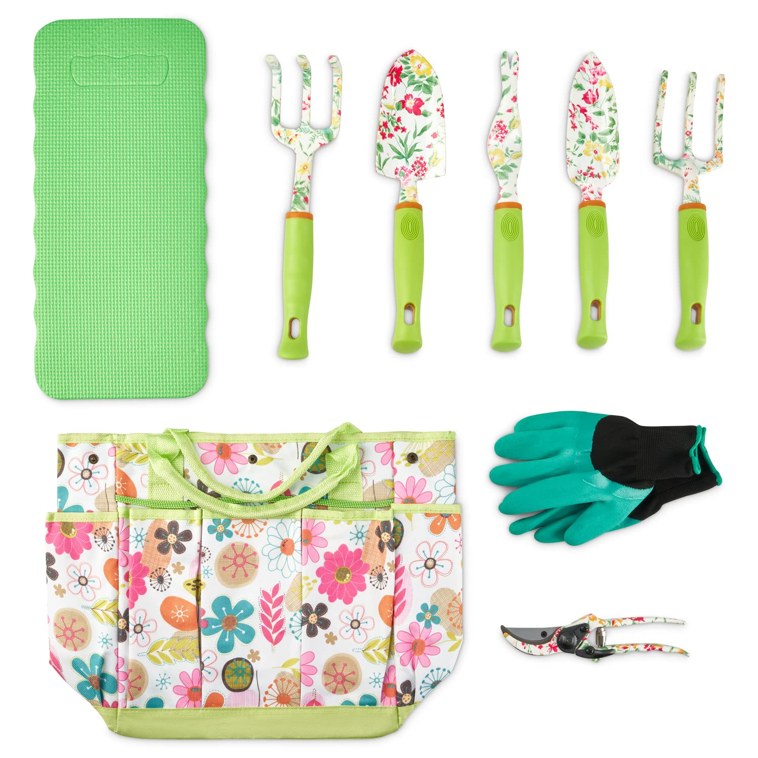 SA Products 9-Piece Garden Tools Set - Includes Tool Bag