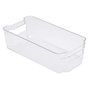 Amazon Basics Plastic Fridge Bin - Medium (2-Pack)