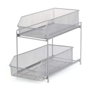 2 Tier Sliding Basket with Small Grid