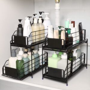 CADUKE 2-Tier Under Sink Storage Organizer