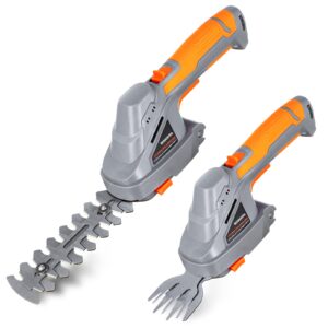 Terratek 2 IN 1 7.2V Cordless Hedge Trimmer Shear Built in Lithium Ion Battery