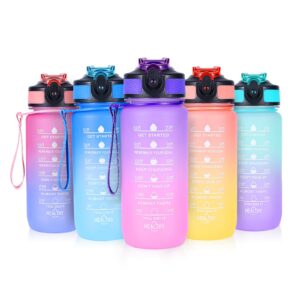 SUPPRUI Water Bottles with Straw