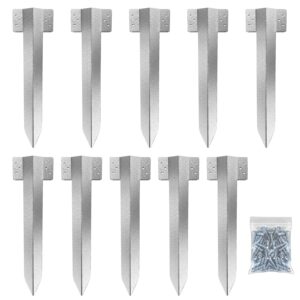 10 Pack Railway Sleeper Brackets Driveway Heavy Duty Edging Edge