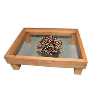 Ram© Wooden Outdoor Garden Birds Wild Bird Feeding Seeds Tray Table