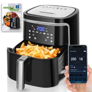 Aigostar Smart WiFi 7L Air Fryer with Recipes Cookbook