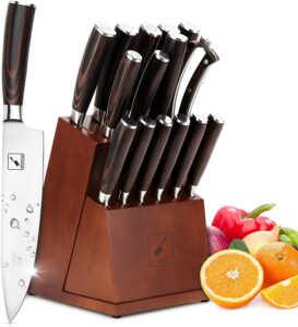 Knife Set - imarku 16 Pcs Kitchen Knife Block Set