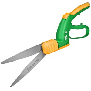 GRÜNTEK Grass Shears Swift 380 mm Teflon 360° Rotating Cutter Head
