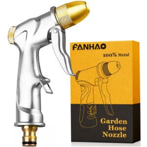 FANHAO Garden Hose Spray Gun with Full Brass Nozzle