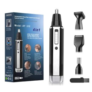 Nose and Ear Hair Trimmer-Professional USB Rechargeable Nose Hair Trimmer