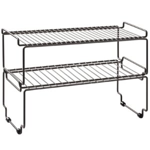 Puricon 2 Pack Kitchen Cupboard Shelf Organiser Rack