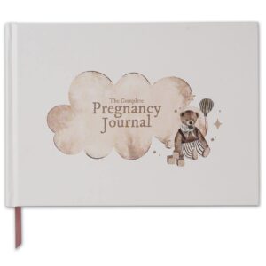 Pregnancy Gift Journal Memory Book & Photo Album - Teddy Bear Edition - Luxury Pregnancy Book for Expecting New Mums - Includes Calendar