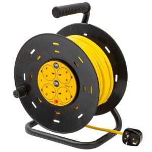 Extension Lead 50m Heavy Duty Cable Reel