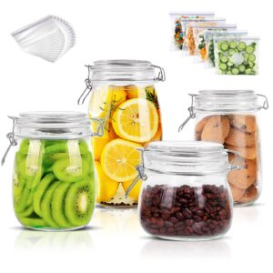 Myiosus Glass Storage Jars with Lids