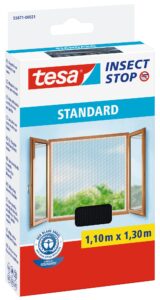 esa Insect Stop Hook & Loop STANDARD for Windows - Self Adhesive Window Fly Screen - Cut to Desired Size - in Anthracite