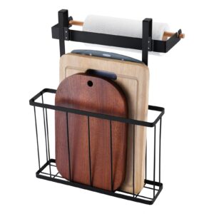 KES Storage Basket with Kitchen Roll Holder