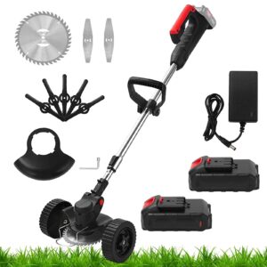 Xverycan 24V Electric Grass Trimmer with wheels
