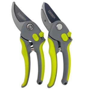 Adjustable Garden Secateurs (Set of 2) - Anvil & Bypass Secateurs