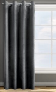 Eurofirany Design91 ROSA Soft Plain Opaque Velvet Curtain with Eyelets - 1 Unit