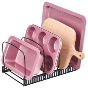 oplife Bakeware Organiser Rack for Kitchen Cupboard or Pantry