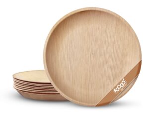 FOOGO Green 25 Disposable Palm Leaf Plates
