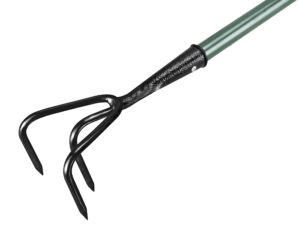 Faithfull FAIESSCUL Essentials Long Handled 3 Prong Cultivator/Compost Turne