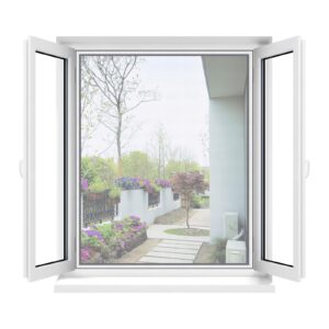 Apalus Universal Transparent Window Screen/Washable Mesh/Adjustable Net
